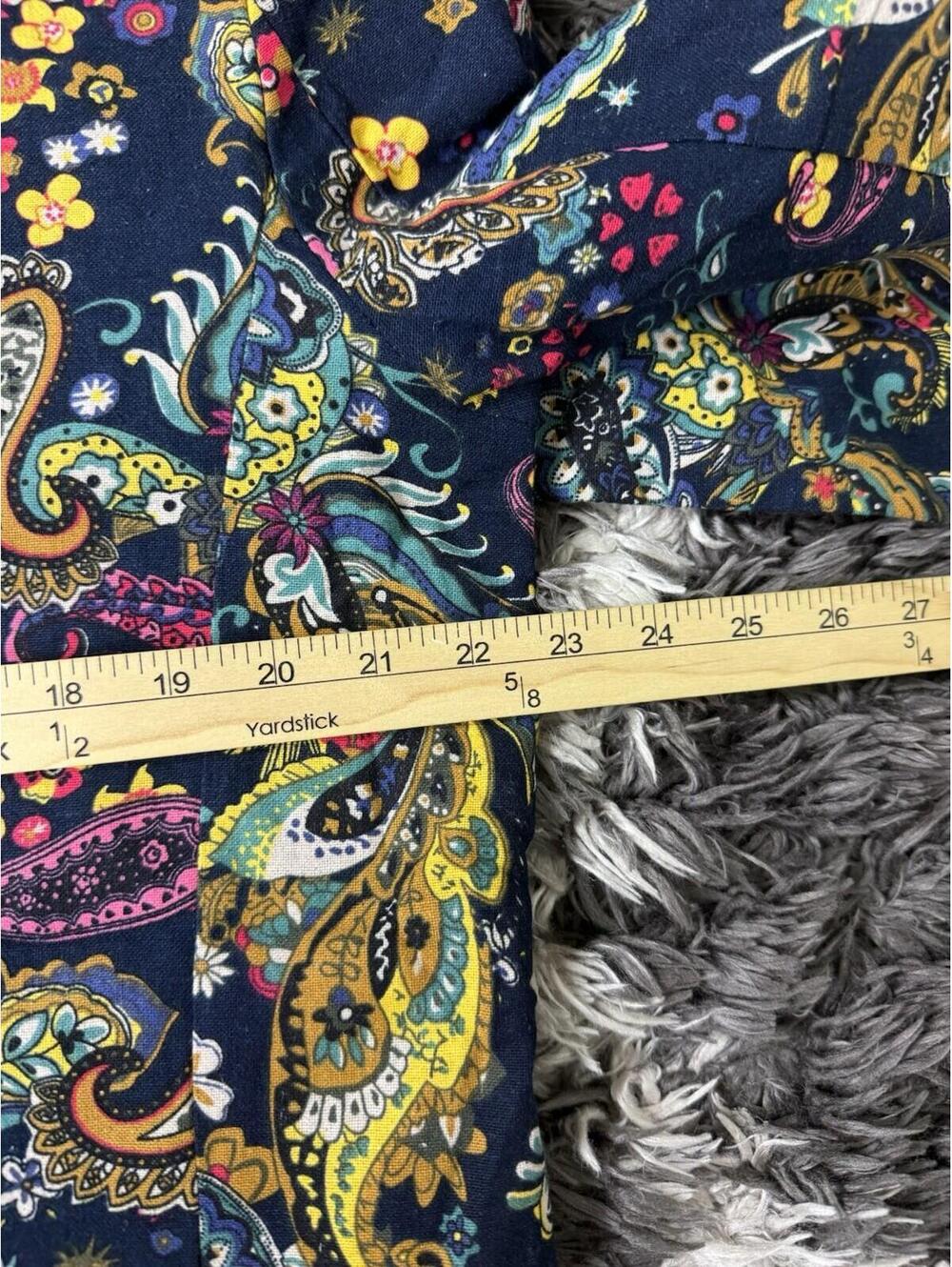 Cesnleoik Blazer Men's 3XL Paisley/Floral Sport Jacket/Shirt Slim Fit NWT - Picture 9 of 11